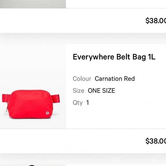 Lululemon Athletica Red Crossbody Bag - Picture 14 of 14